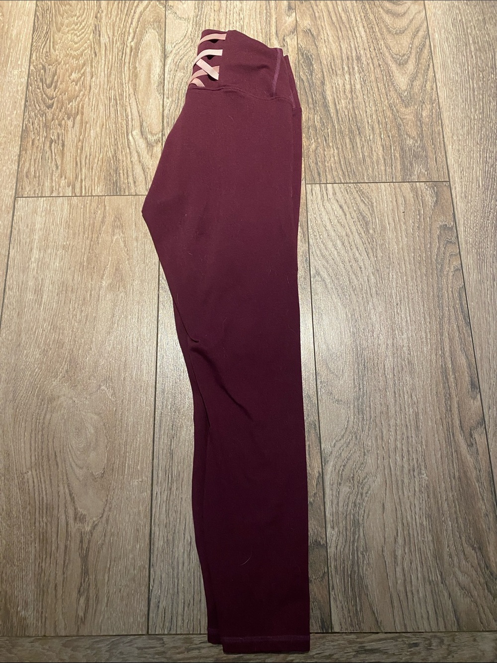 High-Waist Plum Leggings